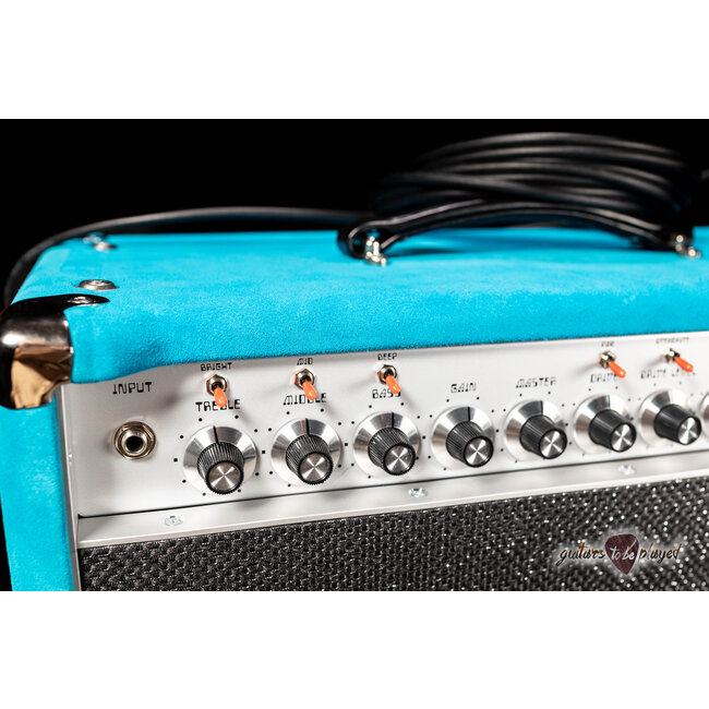 Amplified Nation Wonderland Overdrive Tube-Rectified 50W Combo – Turquoise Suede