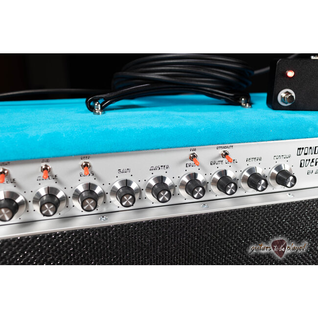 Amplified Nation Wonderland Overdrive Tube-Rectified 50W Combo – Turquoise Suede