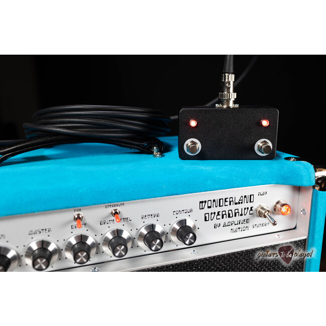 Amplified Nation Wonderland Overdrive Tube-Rectified 50W Combo – Turquoise Suede