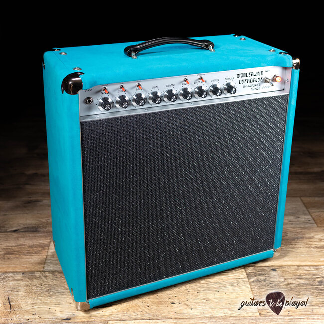 Amplified Nation Wonderland Overdrive Tube-Rectified 50W Combo – Turquoise Suede