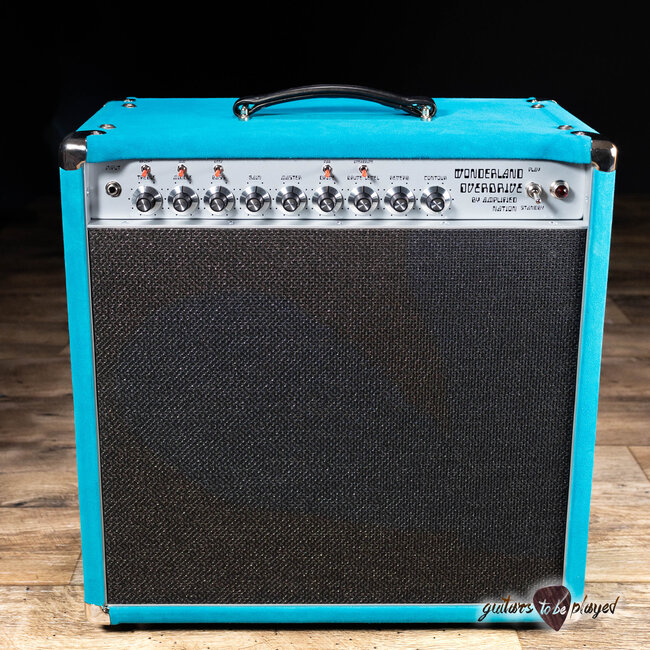 Amplified Nation Wonderland Overdrive Tube-Rectified 50W Combo – Turquoise Suede