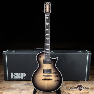 ESP ESP E-II Eclipse Full Thickness EMG Guitar w/ Case – Black Natural Burst