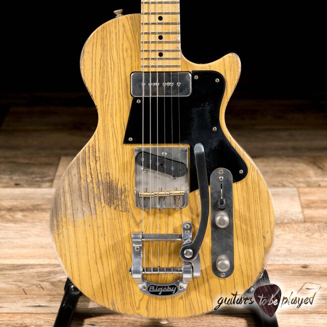 Fano SP6 Alt De Facto Swamp Ash Bigsby Guitar w/ Case – Butterscotch Blonde