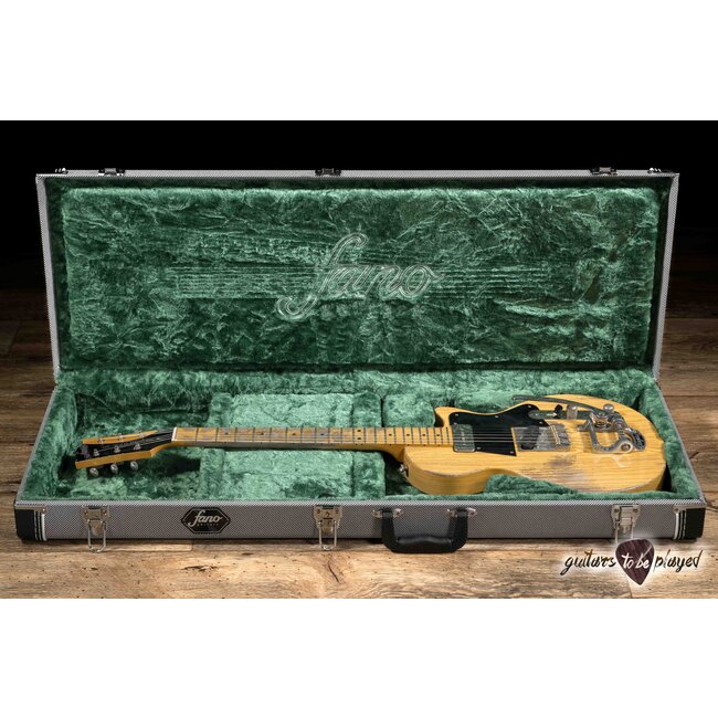 Fano SP6 Alt De Facto Swamp Ash Bigsby Guitar w/ Case – Butterscotch Blonde