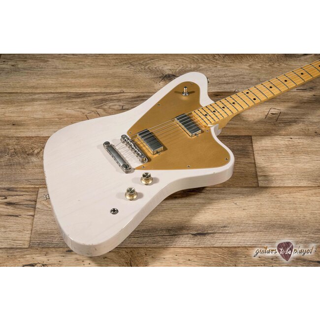 Fano PX6 Oltre Maple Neck Lollar Firebird Guitar w/ Gigbag - Mary Kaye