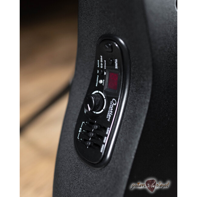 Ovation Elite TX Series 1778TX-5 Acoustic/Electric Guitar – Satin Black