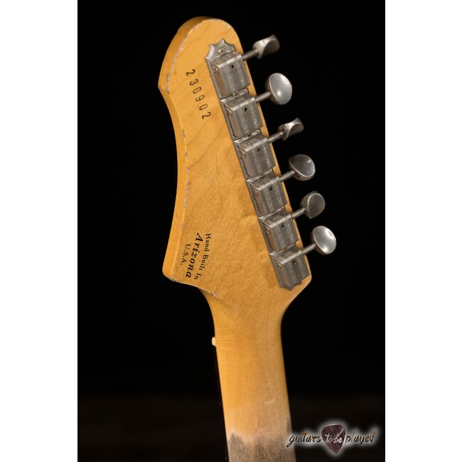 Fano JM6 Oltre Lollar Firebird & Mini Humbucker Guitar w/ Gigbag – Tobacco Burst