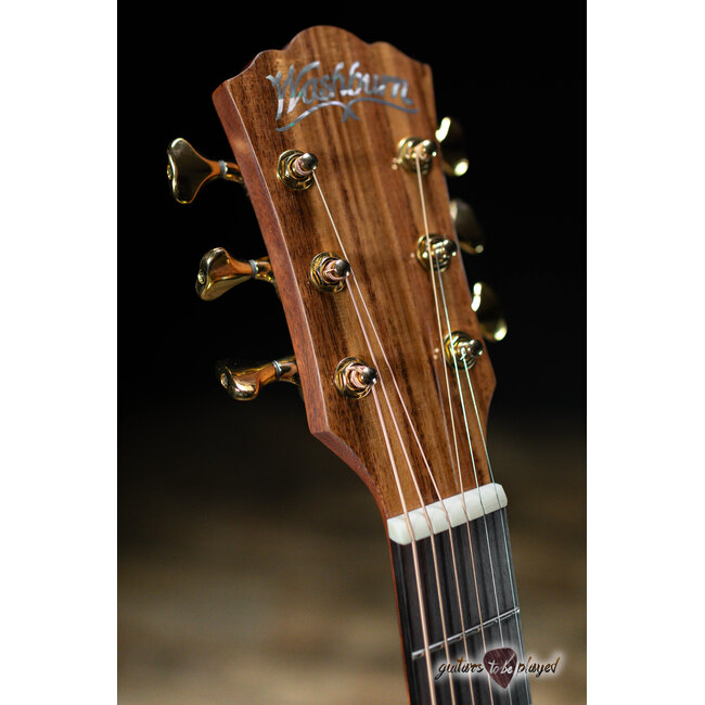 Washburn Allure SC56S Acoustic/Electric Guitar w/ Arm Bevel – Natural
