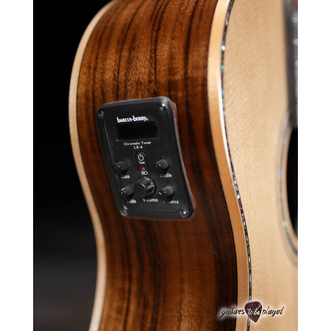 Washburn Allure SC56S Acoustic/Electric Guitar w/ Arm Bevel – Natural