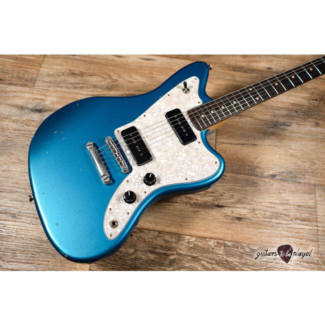 Fano JM6 Oltre P-90 Guitar w/ Gigbag – Lake Placid Blue