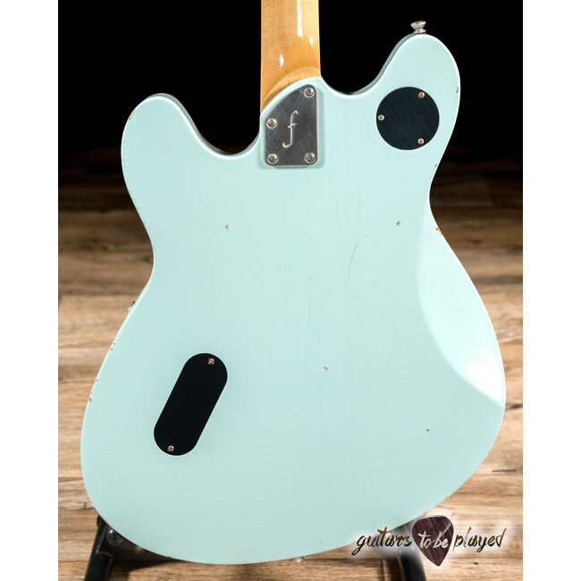 Fano GF6 Alt de Facto Semi-Hollow Lollar El Rayo Guitar w/ Case – Blue Boy