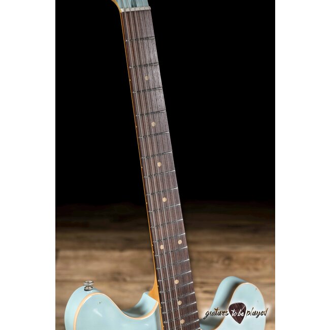 Fano GF6 Alt de Facto Semi-Hollow Lollar El Rayo Guitar w/ Case – Blue Boy