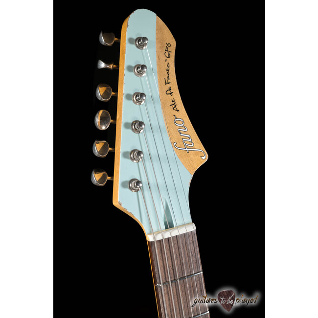 Fano GF6 Alt de Facto Semi-Hollow Lollar El Rayo Guitar w/ Case – Blue Boy