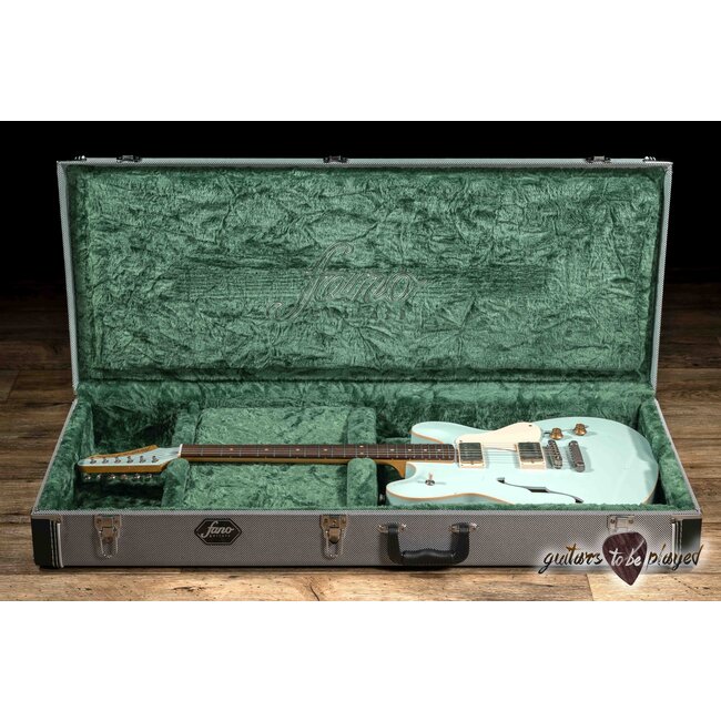 Fano GF6 Alt de Facto Semi-Hollow Lollar El Rayo Guitar w/ Case – Blue Boy