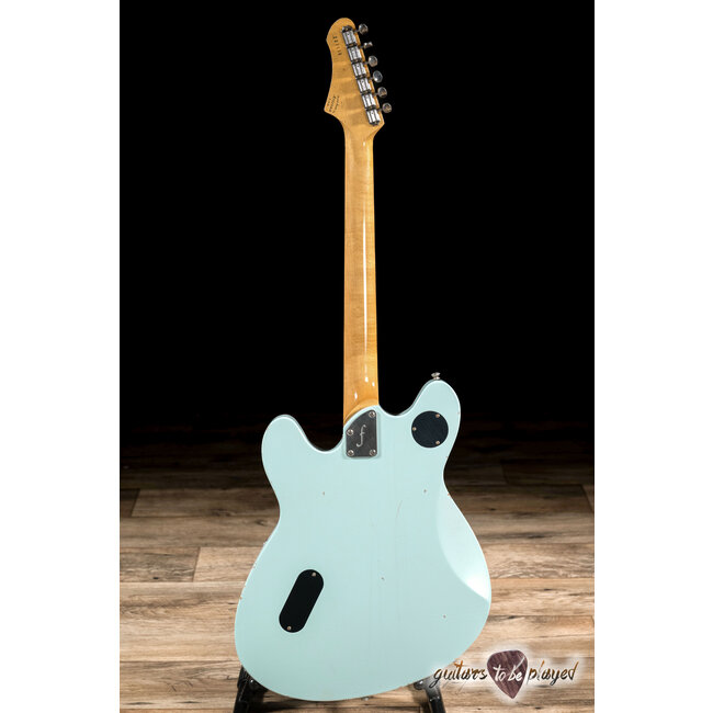 Fano GF6 Alt de Facto Semi-Hollow Lollar El Rayo Guitar w/ Case – Blue Boy