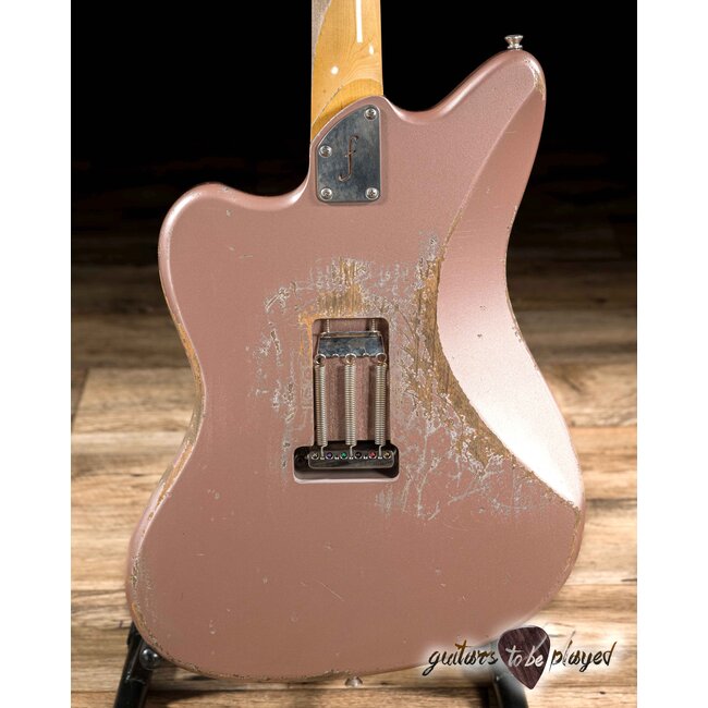 Fano JM6 Alt de Facto HSS Strat Trem Guitar w/ Hard Case – Rose Gold