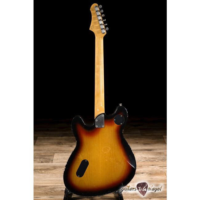 Fano GF6 Alt de Facto Lollar Imperial Semi-Hollow w/ Case – 3-Tone Sunburst