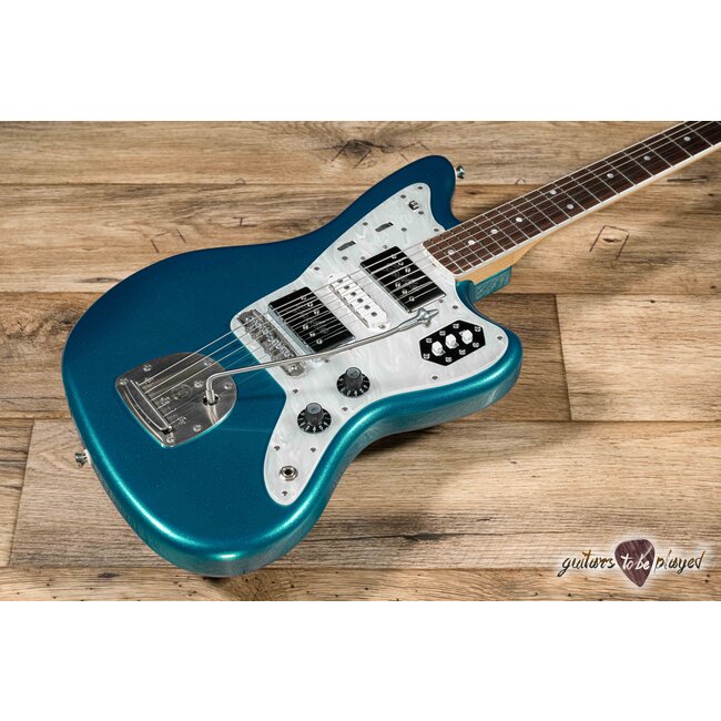Shelton GalaxyFlite Super III Pine Body w/ Fralins – Aquamarine Firemist