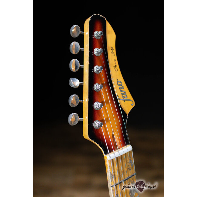 Fano JM6 Oltre Lollar P-90 Guitar w/ Gigbag – 3-Tone Sunburst