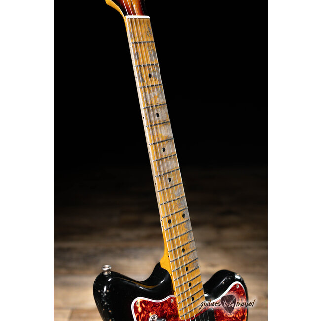 Fano JM6 Oltre Lollar P-90 Guitar w/ Gigbag – 3-Tone Sunburst