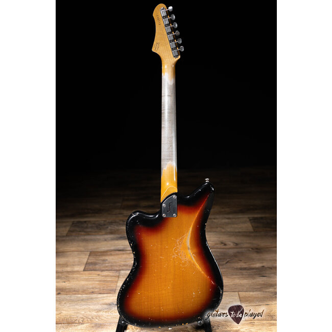 Fano JM6 Oltre Lollar P-90 Guitar w/ Gigbag – 3-Tone Sunburst