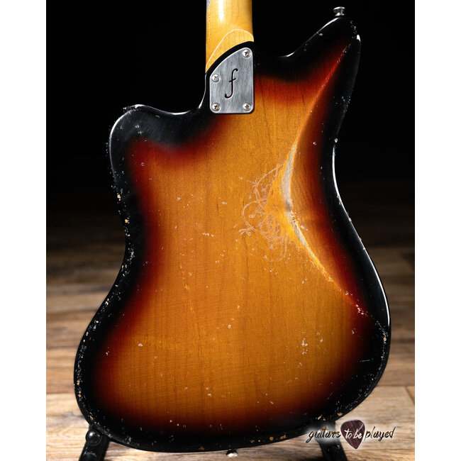 Fano JM6 Oltre Lollar P-90 Guitar w/ Gigbag – 3-Tone Sunburst