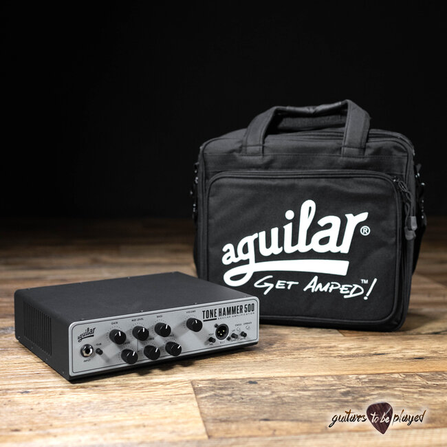 Aguilar TH500 V2 Tone Hammer 500 Watt Bass Amp Head w/ Carry Bag