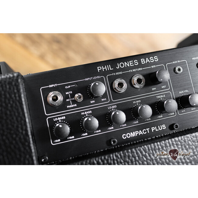 Phil Jones Bass BG-450 Suitcase Compact Plus 4x5” 300W Combo Amp w/ Cover –Black