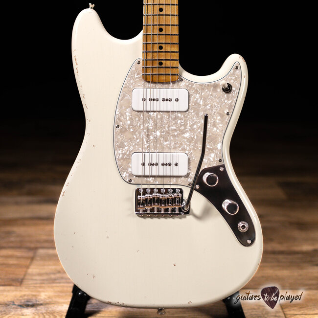 Fano MG6 Oltre Maple Neck Lollar P-90 Guitar w/ Gigbag – Olympic White