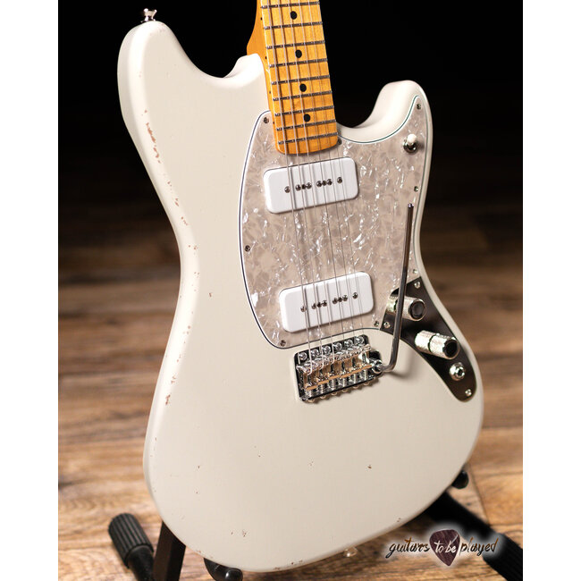 Fano MG6 Oltre Maple Neck Lollar P-90 Guitar w/ Gigbag – Olympic White