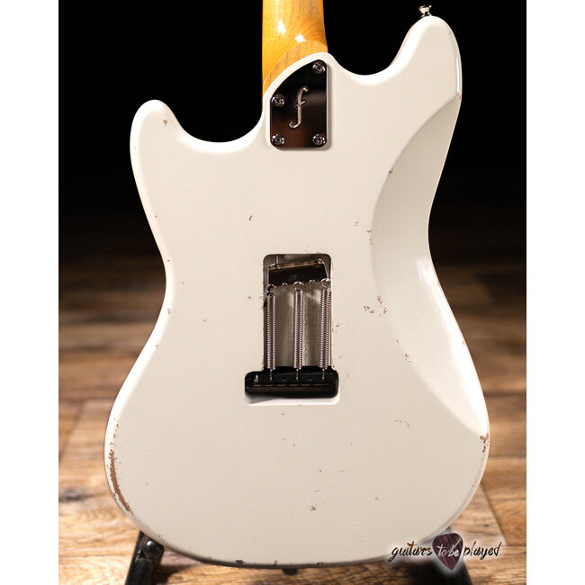 Fano MG6 Oltre Maple Neck Lollar P-90 Guitar w/ Gigbag – Olympic White