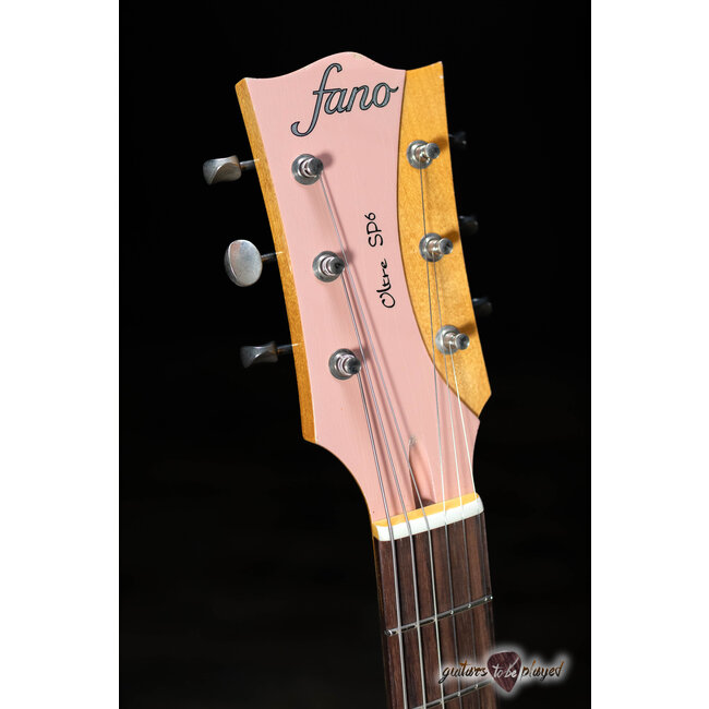 Fano SP6 Oltre Lollar P-90/T-Style Guitar w/ Gigbag – Shell Pink