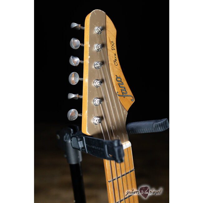 Fano PX6 Oltre Maple Neck Lollar Imperial/P-90 Guitar w/ Gigbag – Shoreline Gold