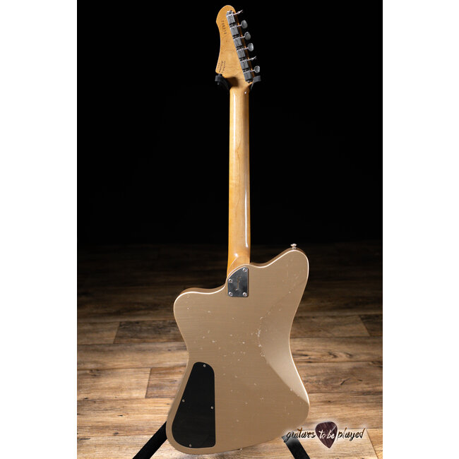 Fano PX6 Oltre Maple Neck Lollar Imperial/P-90 Guitar w/ Gigbag – Shoreline Gold