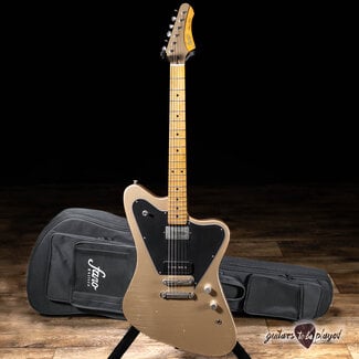 Fano Guitars Fano PX6 Oltre Maple Neck Lollar Imperial/P-90 Guitar w/ Gigbag – Shoreline Gold