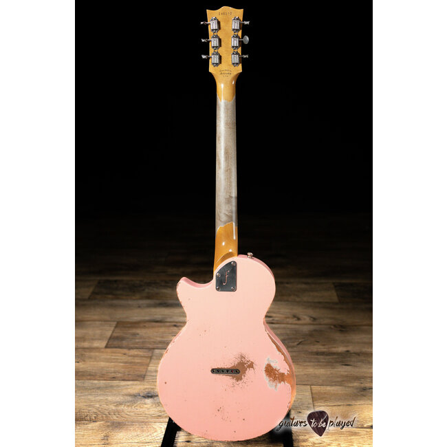 Fano SP6 Oltre Lollar P-90/T-Style Guitar w/ Gigbag – Shell Pink