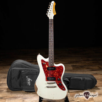 Fano Guitars Fano JM6 Oltre P-90 Guitar w/ Gigbag – Olympic White