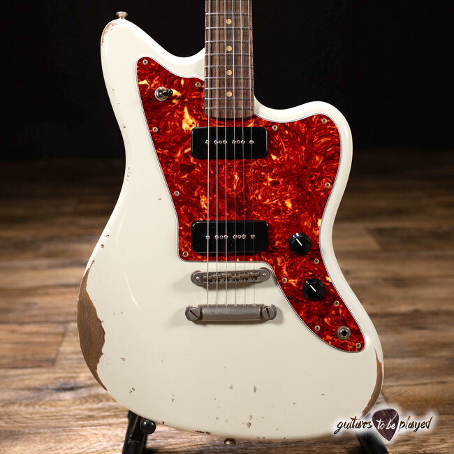 Fano JM6 Oltre P-90 Guitar w/ Gigbag – Olympic White