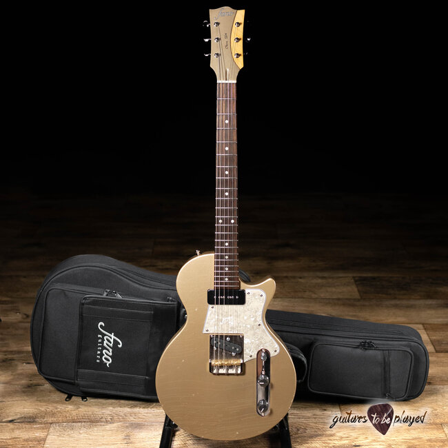 Fano SP6 Oltre P-90/T-Style Guitar w/ Gigbag – Shoreline Gold