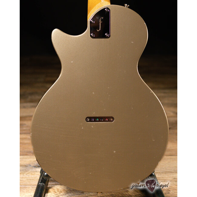 Fano SP6 Oltre P-90/T-Style Guitar w/ Gigbag – Shoreline Gold