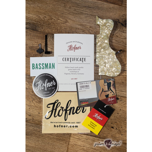 Hofner Limited Edition H500/2-RLC-O 1965 Reissue Club Bass Vintage Relic w/ Case