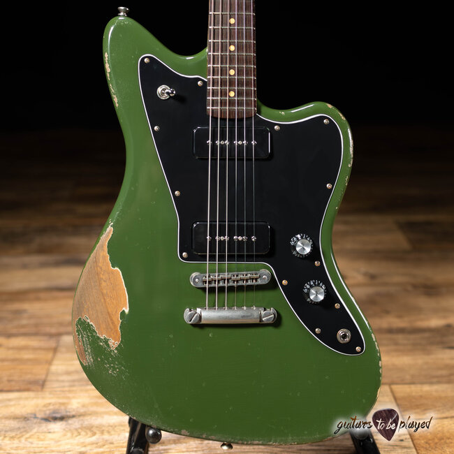Fano JM6 Oltre P-90 Guitar w/ Gigbag – Olive Green