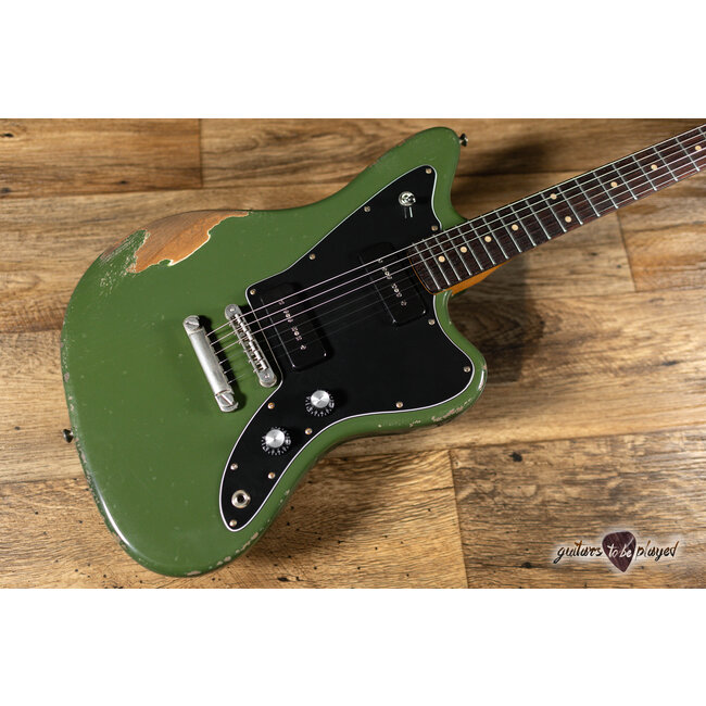 Fano JM6 Oltre P-90 Guitar w/ Gigbag – Olive Green