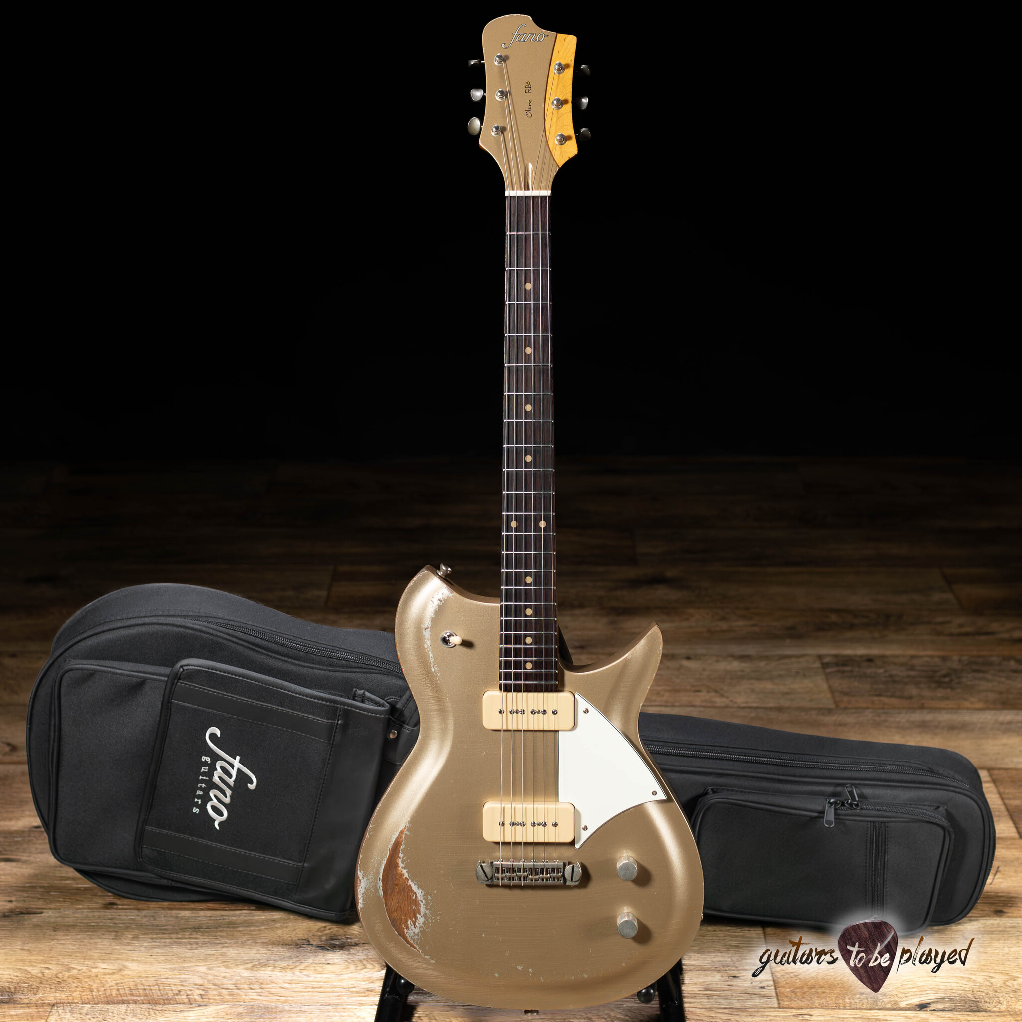 Fano RB6 Oltre P-90 Guitar w/ Gigbag – Shoreline Gold Fano RB6 Oltre P-90 Guitar w/ Gigbag – Shoreline Gold