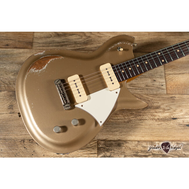 Fano RB6 Oltre P-90 Guitar w/ Gigbag – Shoreline Gold