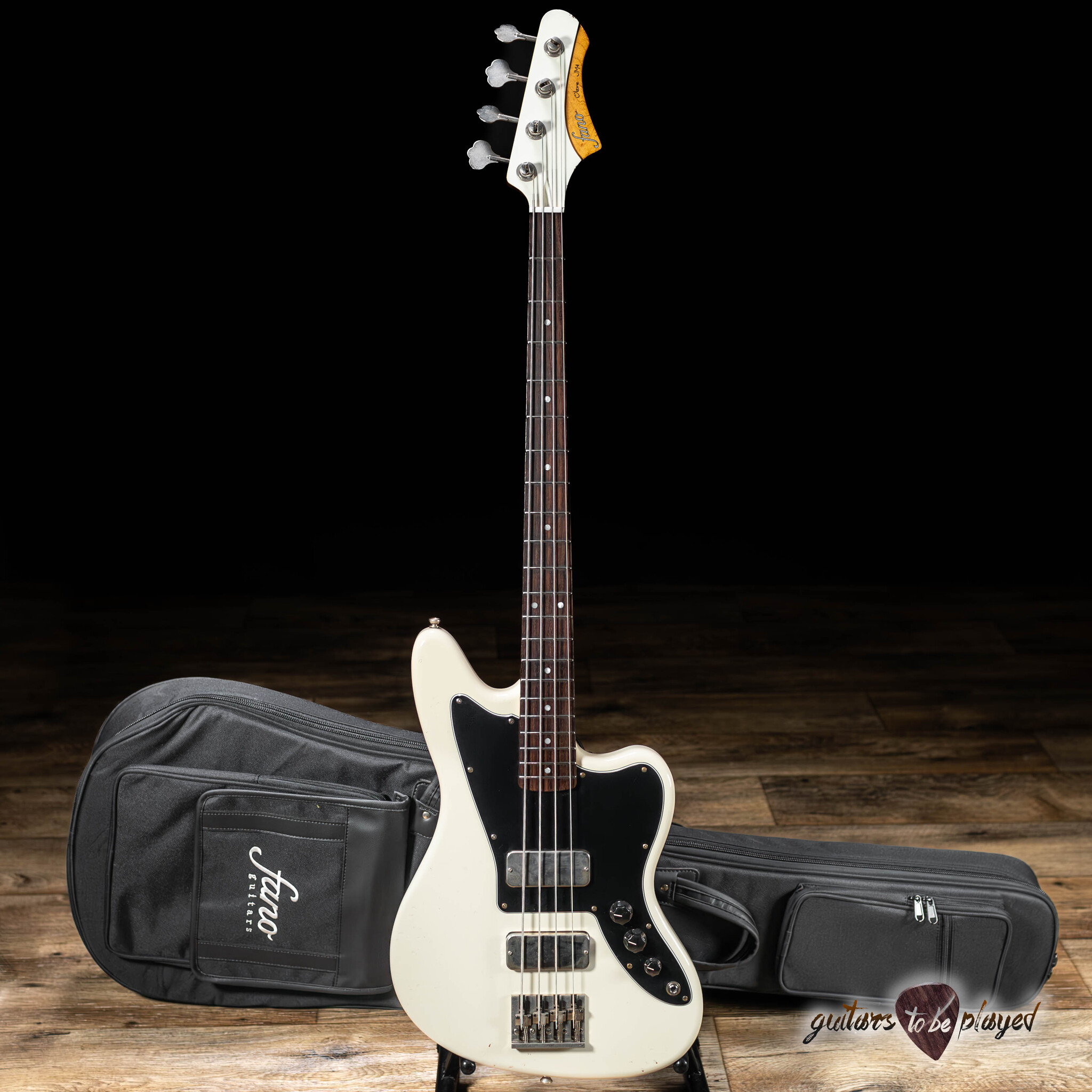Fano JM4 Oltre Electric Bass w/ Gigbag – Olympic White - Guitars