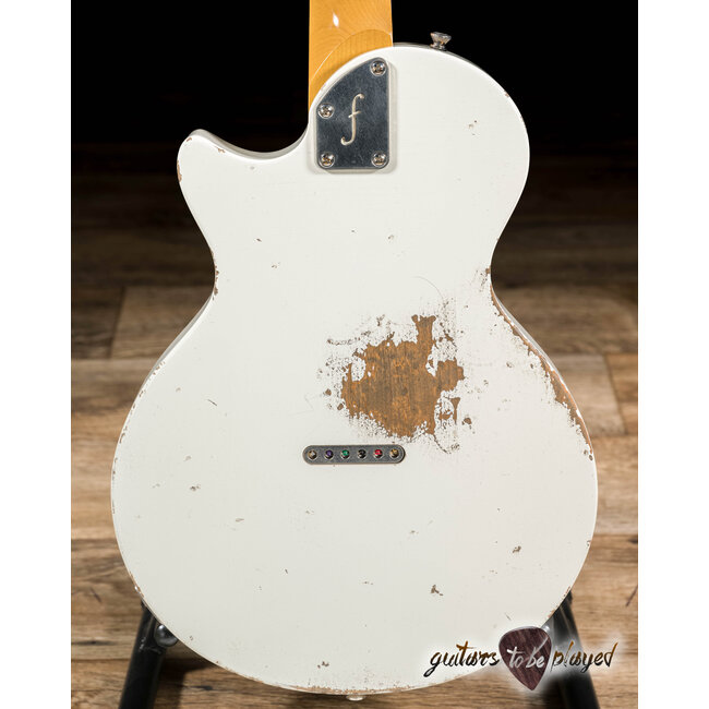 Fano SP6 Oltre P-90/T-Style Guitar w/ Gigbag – Olympic White