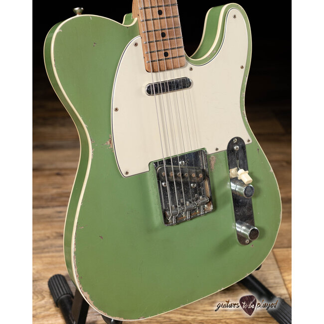 Mario Martin Guitars Swamp Ash T-Style w/ Lollar A3’s – Avocado Mist