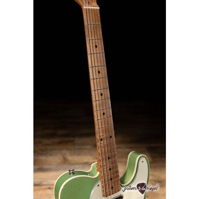 Mario Martin Guitars Swamp Ash T-Style w/ Lollar A3’s – Avocado Mist