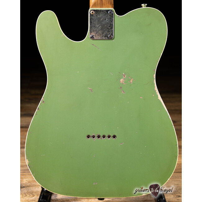 Mario Martin Guitars Swamp Ash T-Style w/ Lollar A3’s – Avocado Mist